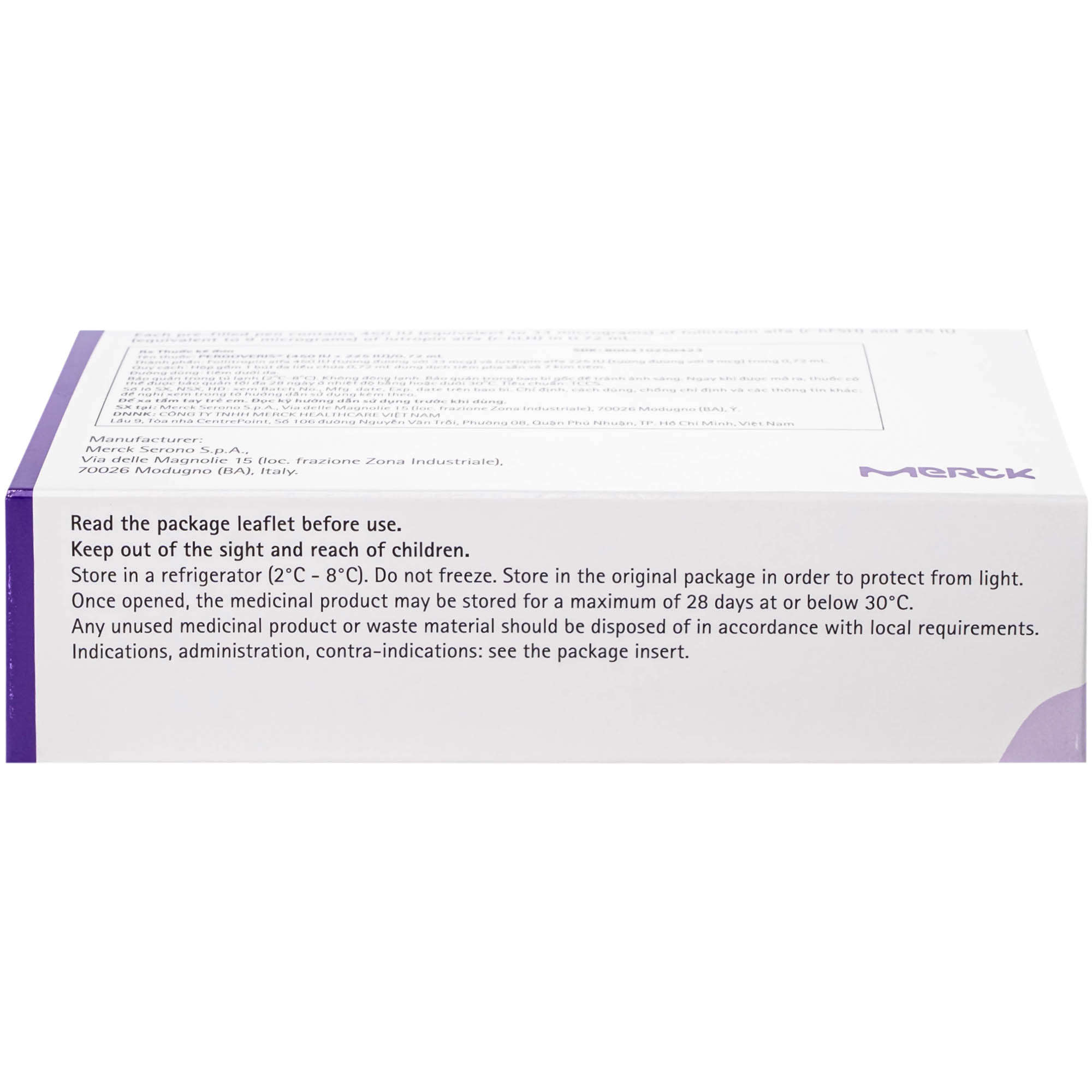 Pergoveris 450Iu + 225Iu Thuốc Kích Thích Noãn Phát Triển