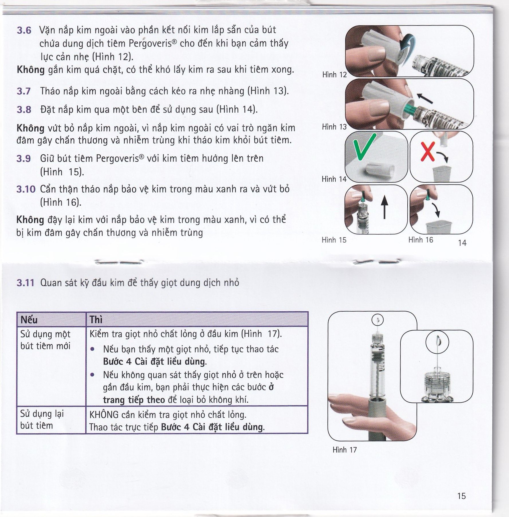 Pergoveris 900Iu + 450Iu Thuốc Kích Thích Noãn Phát Triển