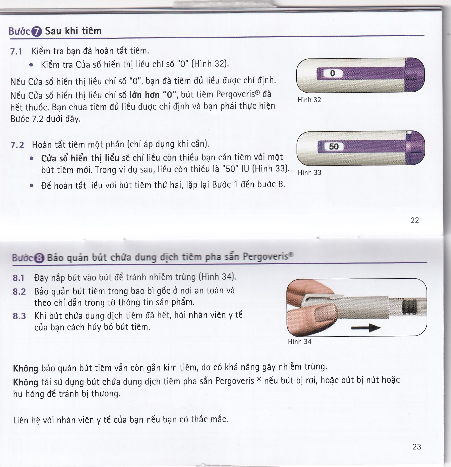Pergoveris 900Iu + 450Iu Thuốc Kích Thích Noãn Phát Triển