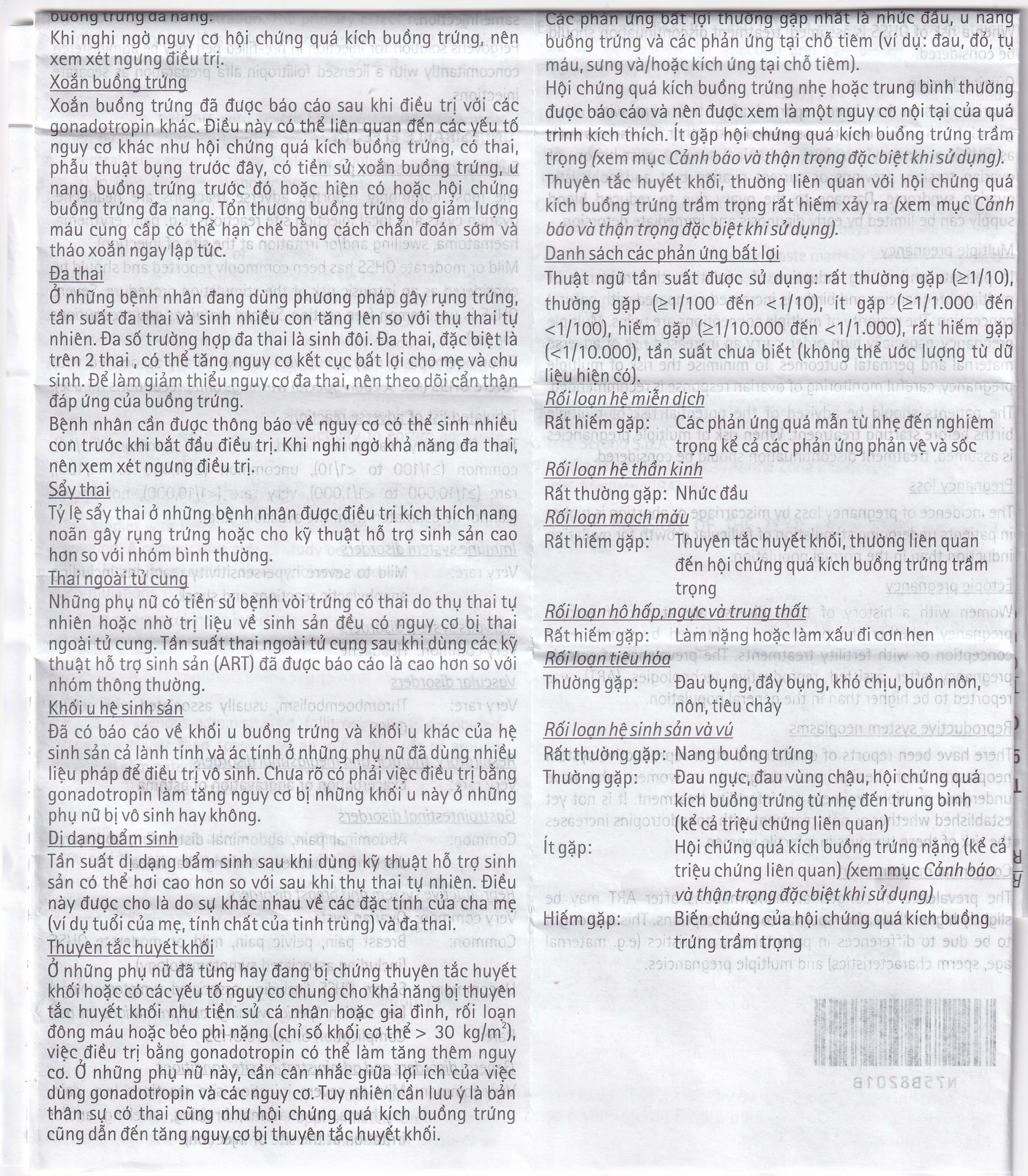 Pergoveris 900Iu + 450Iu Thuốc Kích Thích Noãn Phát Triển