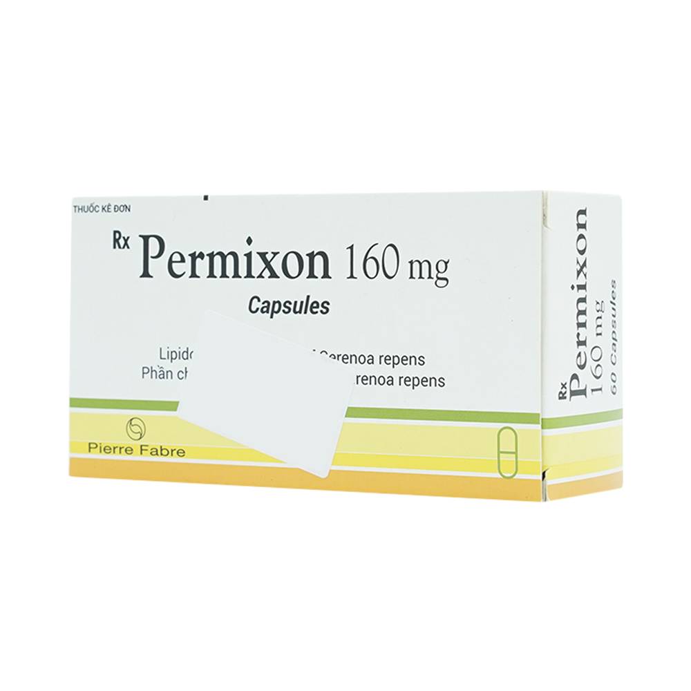 Thuốc Permixon 160mg Piere Fabre điều trị phì đại lành tính của tuyến tiền liệt (4 vỉ x 15 viên)