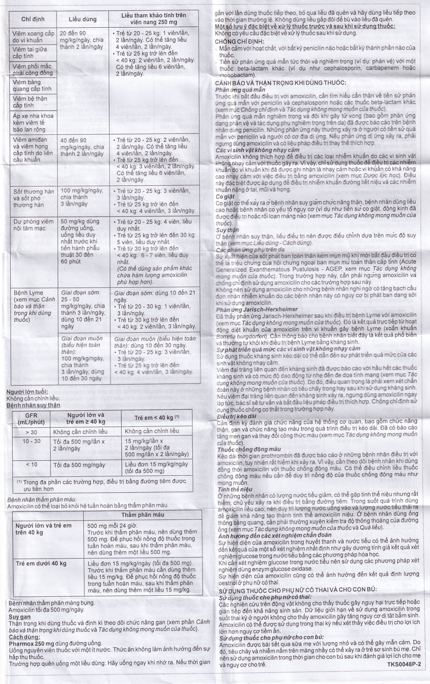 Thuốc Pharmox 250 Imexpharm điều trị các chứng nhiễm khuẩn, viêm xoang cấp (200 viên)