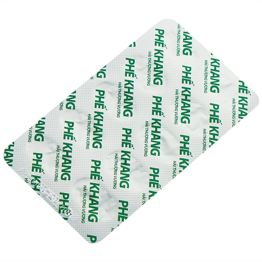 Viên uống hỗ trợ giảm đau rát họng khản tiếng do ho kéo dài Phế Khang Hải Thượng Vương (3 vỉ x 10 viên)