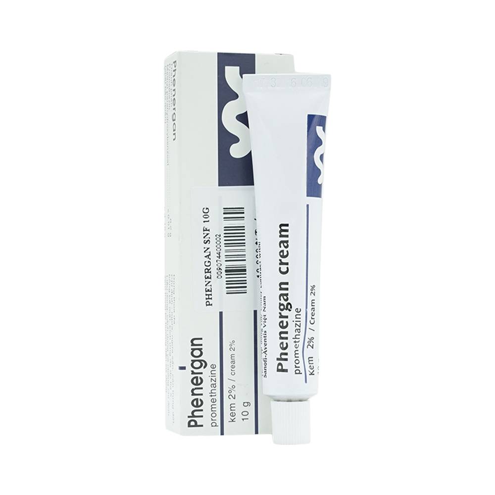 Kem bôi da Phenergan Sanofi điều trị ngứa, ngứa sẩn, côn trùng đốt (10g)