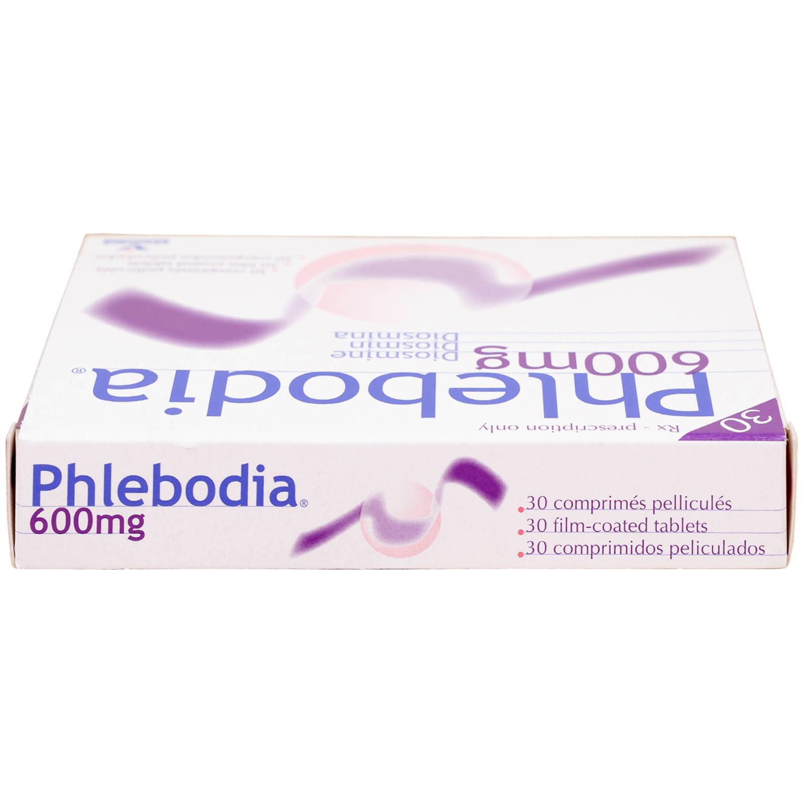 Thuốc Phlebodia 600mg Innothera điều trị trĩ cấp tính, suy tuần hoàn (2 vỉ x 15 viên)