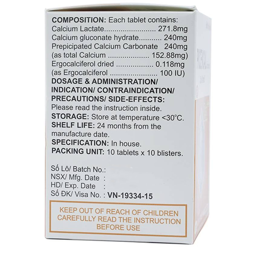 Thuốc Picencal Korea Prime phòng và điều trị bệnh loãng xương (10 vỉ x 10 viên)