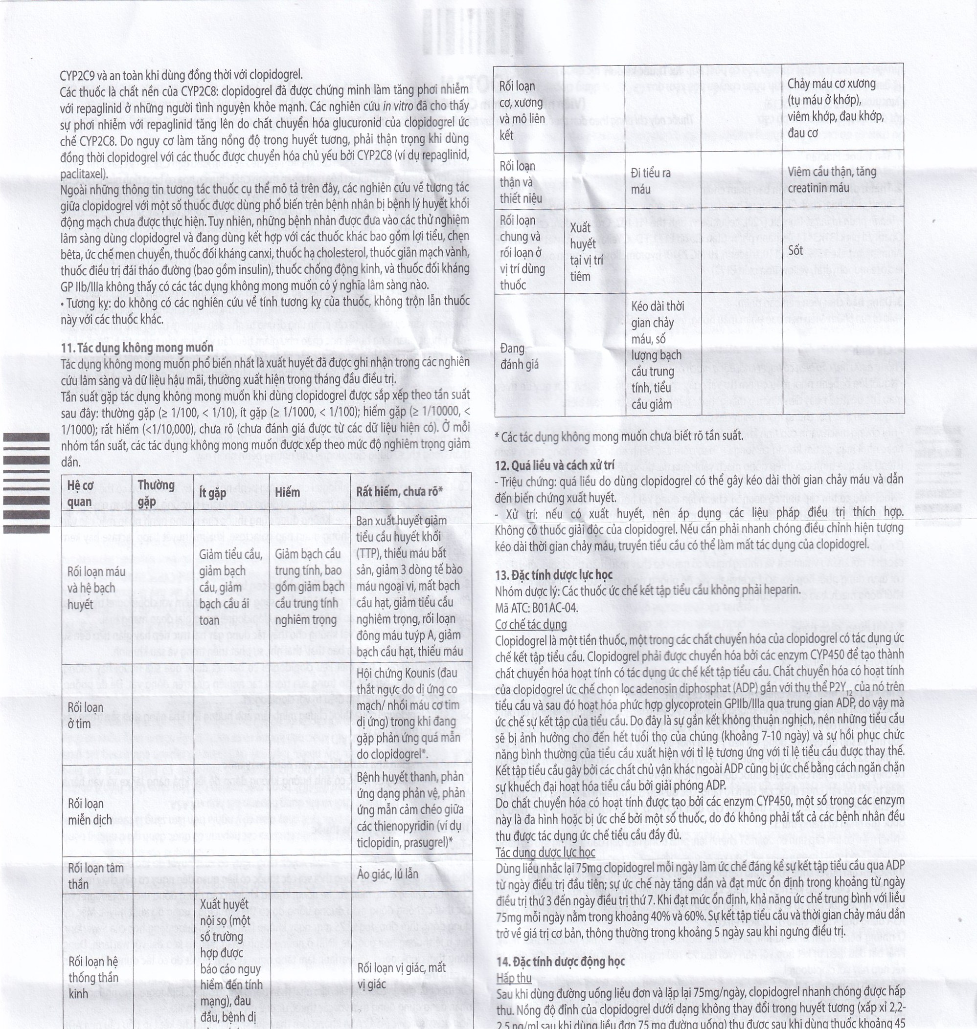 Thuốc Pidotan 75mg One Pharma phòng ngừa huyết khối động mạch và rung nhĩ (4 vỉ x 7 viên)