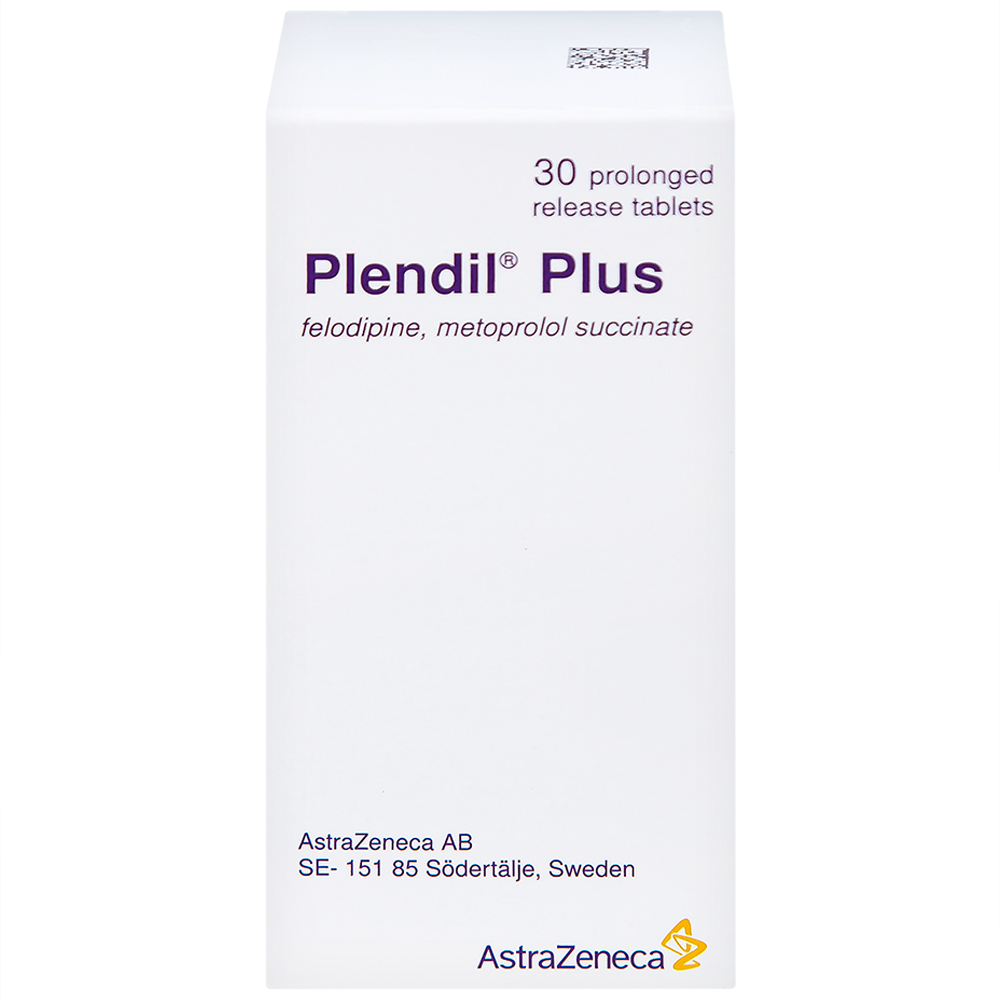 Viên nén Plendil Plus AstraZeneca điều trị tăng huyết áp (30 viên)