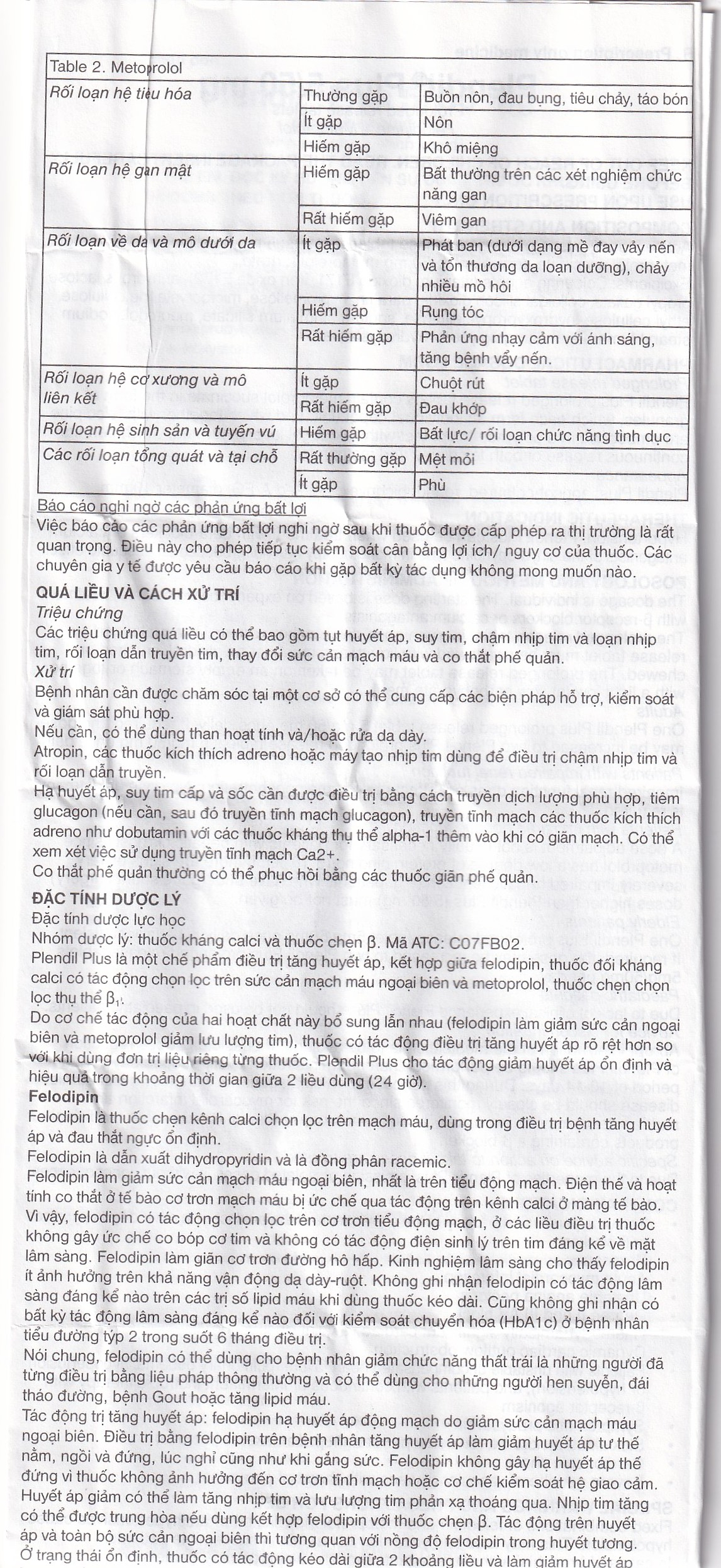 Viên nén Plendil Plus AstraZeneca điều trị tăng huyết áp (30 viên)