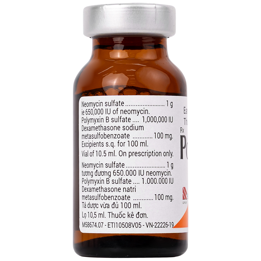 Thuốc Polydexa Bouchara điều trị viêm tai ngoài (10.5ml)