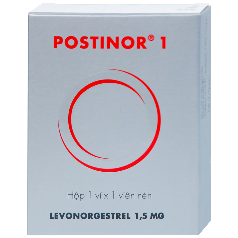 Thuốc Postinor 1 Gedeon dùng tránh thai khẩn cấp trong vòng 72 giờ sau giao hợp (1 viên)