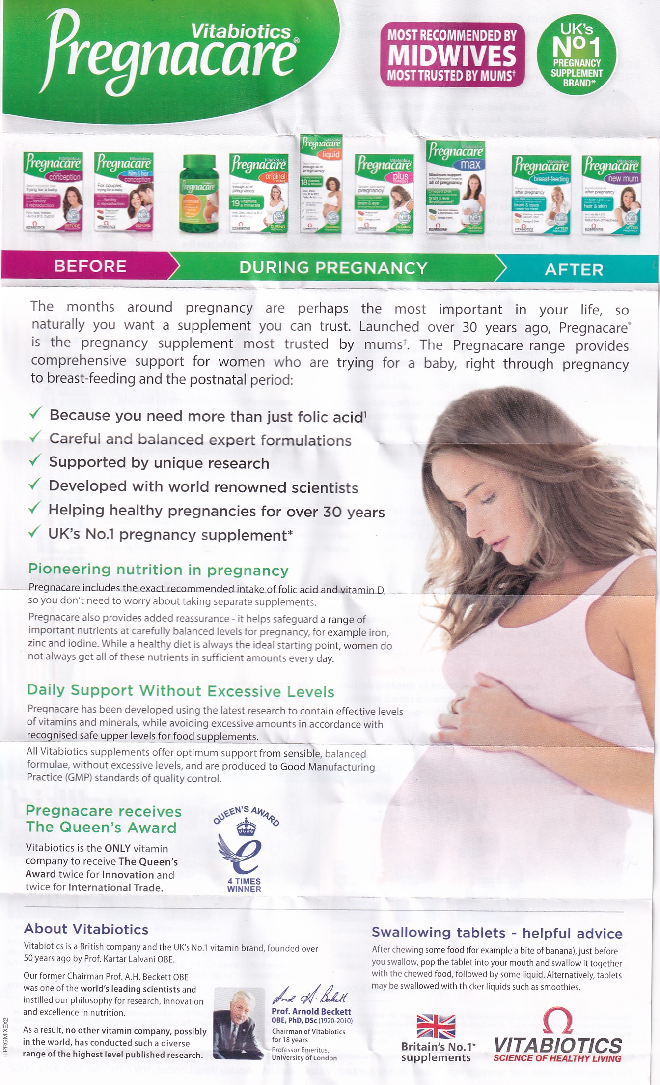 Viên uống bổ sung Vitamin Omega-3 và khoáng chất Vitabiotics Pregnacare Plus (56 viên)