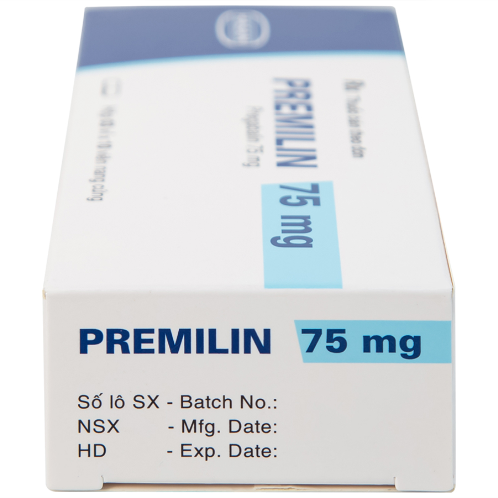 Thuốc Premilin 75mg Hasan điều trị động kinh cục bộ (3 vỉ x 10 viên)