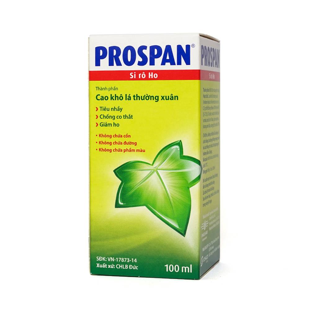 Siro ho Prospan Engelhard điều trị viêm phế quản mạn tính (100ml)