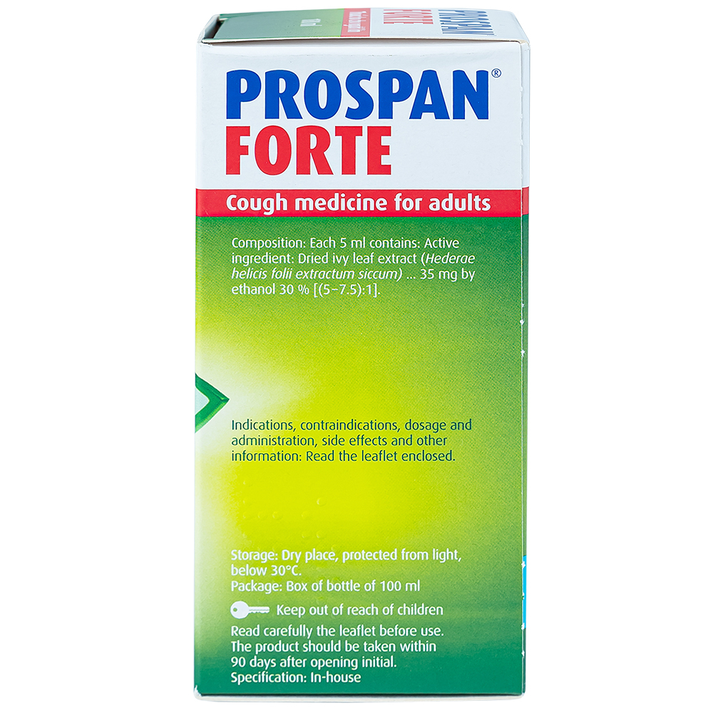 Thuốc Prospan Forte Engelhard điều trị viêm đường hô hấp cấp (100ml) 