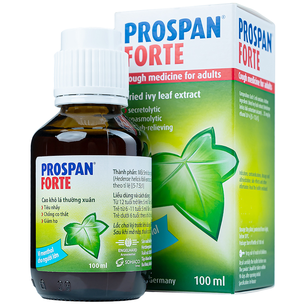 Thuốc Prospan Forte Engelhard điều trị viêm đường hô hấp cấp (100ml) 