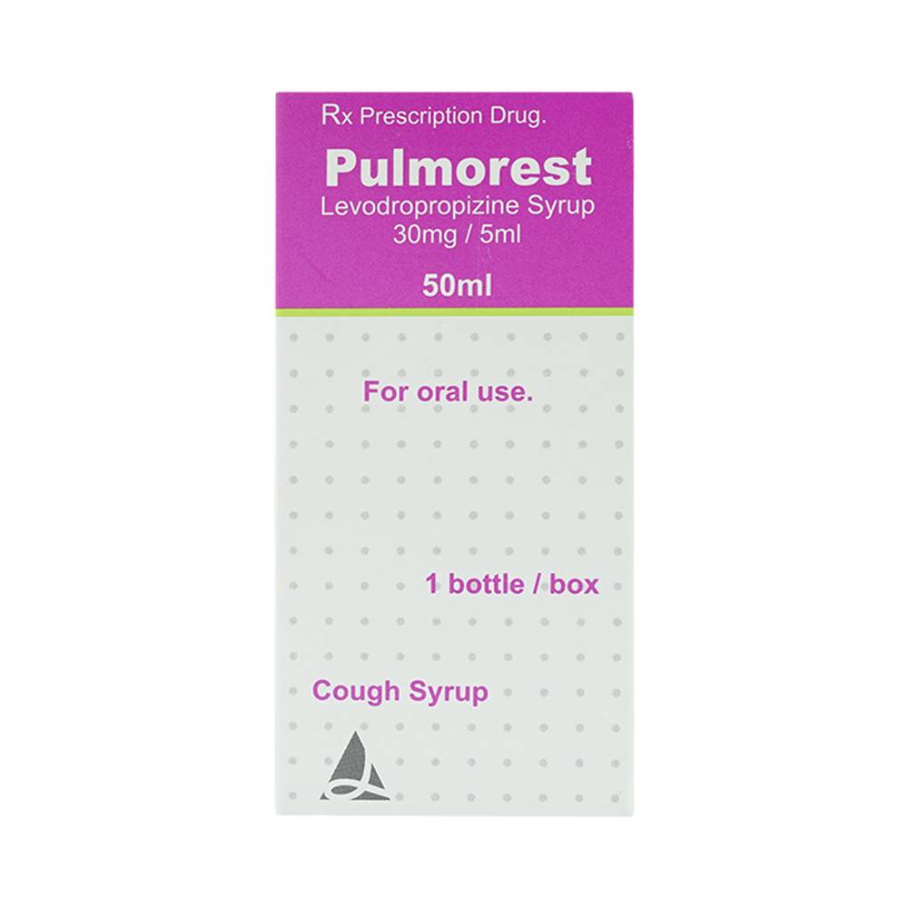 Siro Pulmorest Santa điều trị triệu chứng kích thích ho, ho khan (50ml)