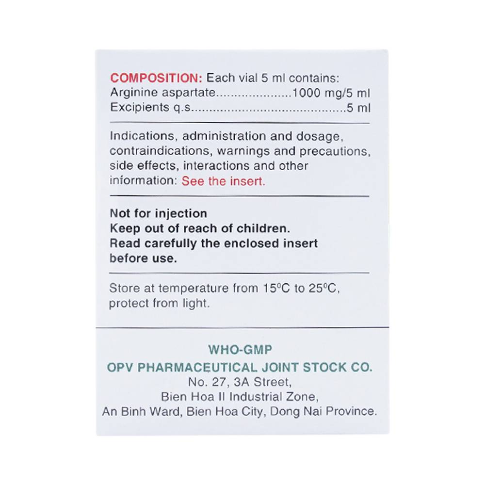 Siro Quazimin OPV điều trị triệu chứng suy nhược chức năng (4 vỉ x 5 ống x 5ml)