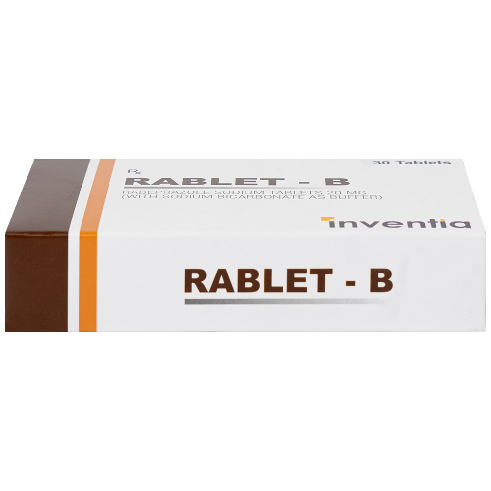 Thuốc Rablet-B Inventia điều trị loét do hội chứng trào ngược dạ dày, thực quản (3 vỉ x 10 viên)