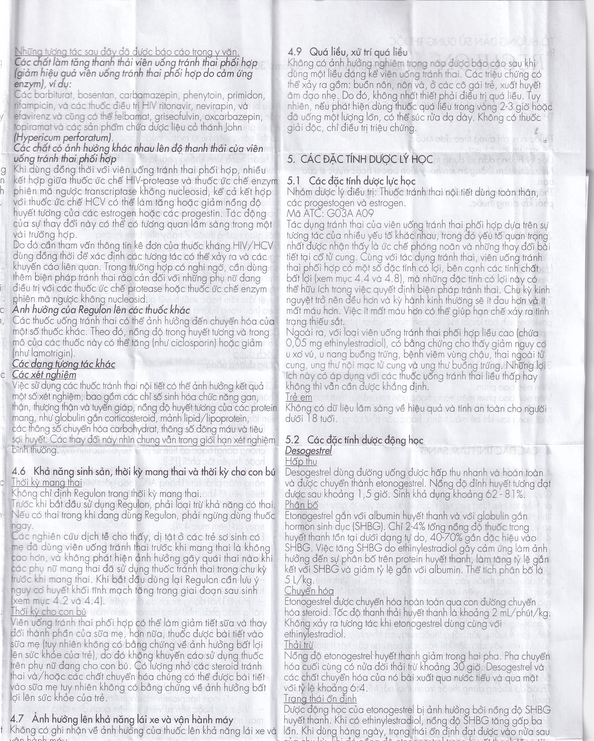 Thuốc Regulon Gedeon tránh thai hằng ngày (1 vỉ x 21 viên)