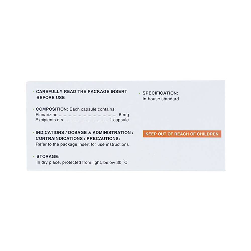 Thuốc Reinal-5 Davipharm điều trị dự phòng cơn đau nửa đầu (6 vỉ x 10 viên)