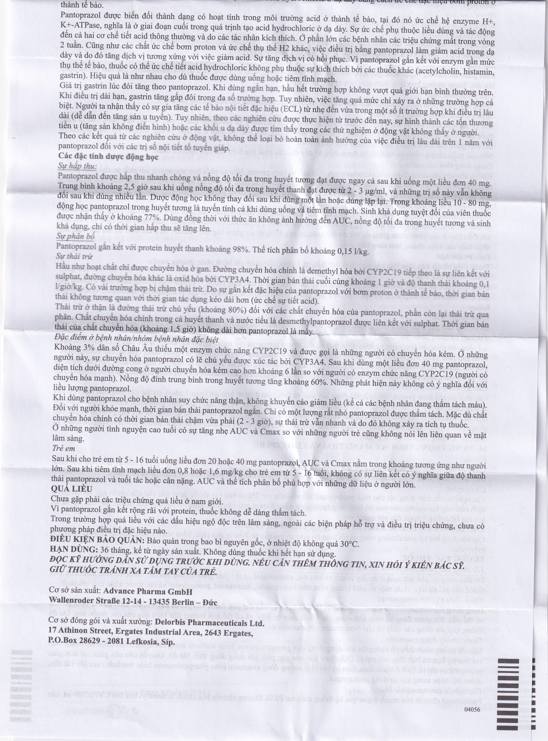 Thuốc Reprat 40mg Delorbis điều trị trào ngược dạ dày, thực quản (2 vỉ x 10 viên)