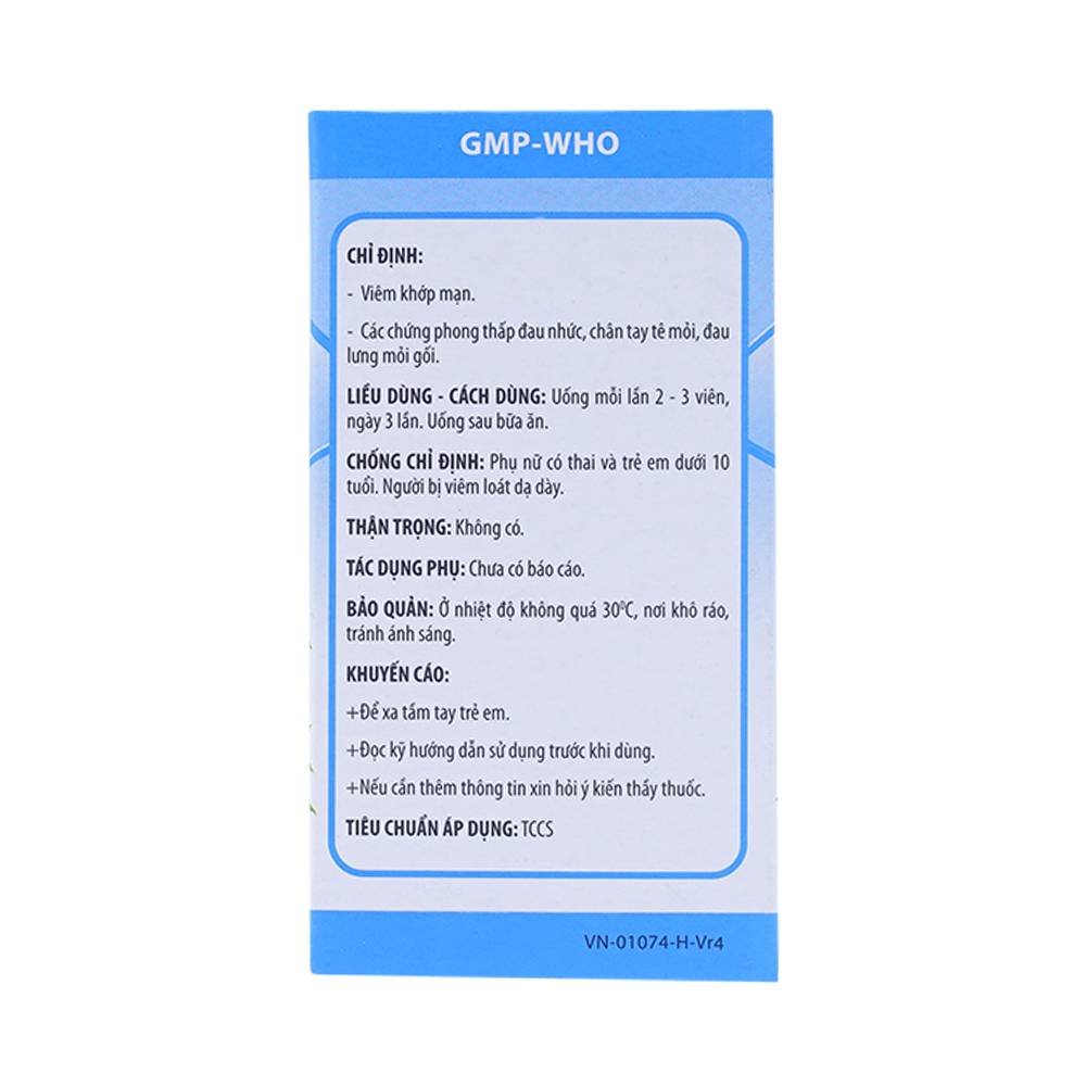 Thuốc Rheumapain-f Fito điều trị phong thấp, đau nhức (40 viên)