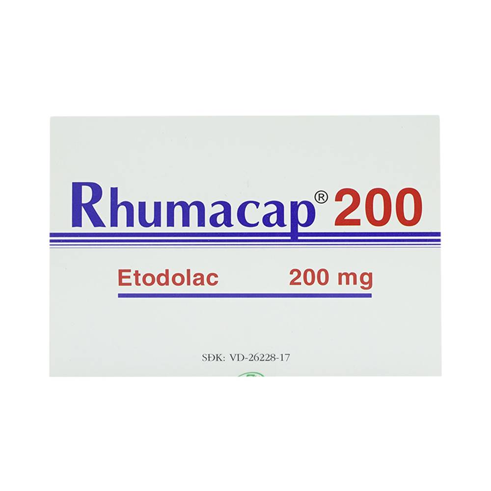 Thuốc Rhumacap 200 OPV điều trị viêm khớp dạng thấp (10 vỉ x 10 viên)