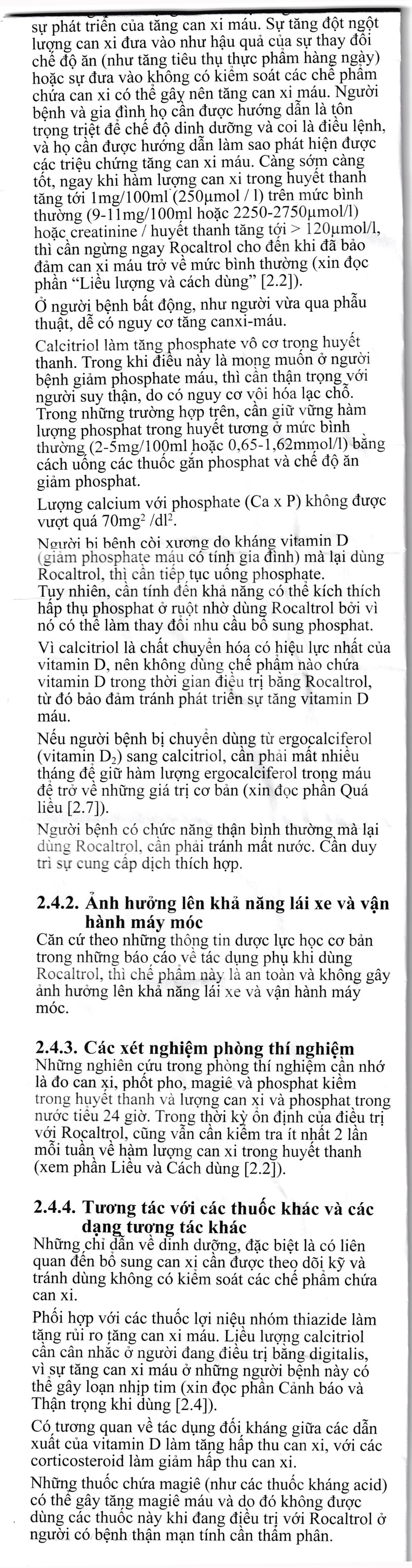 Thuốc Rocaltrol 0.25mcg Catalent điều trị chứng loãng xương sau mãn kinh (30 viên)