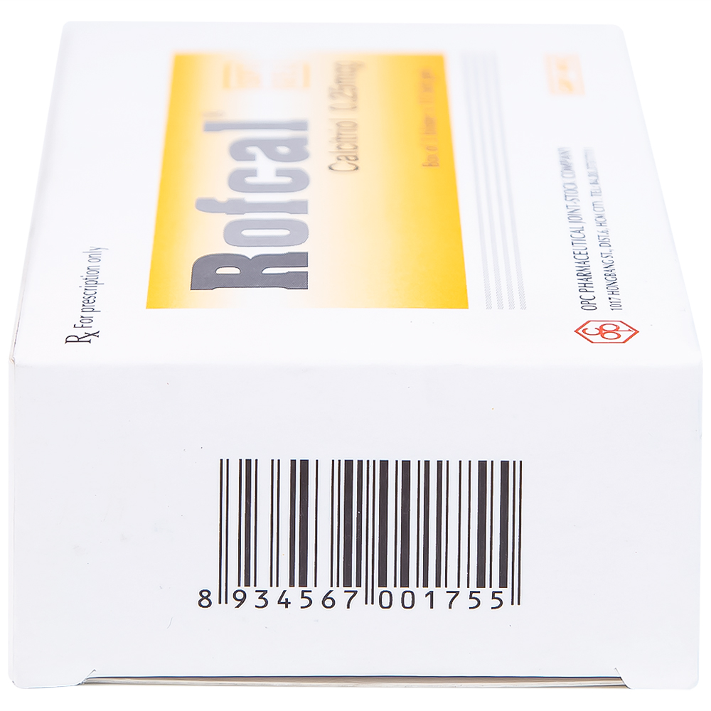 Thuốc Rofcal OPC ngăn ngừa và điều trị loãng xương (3 vỉ x 10 viên)