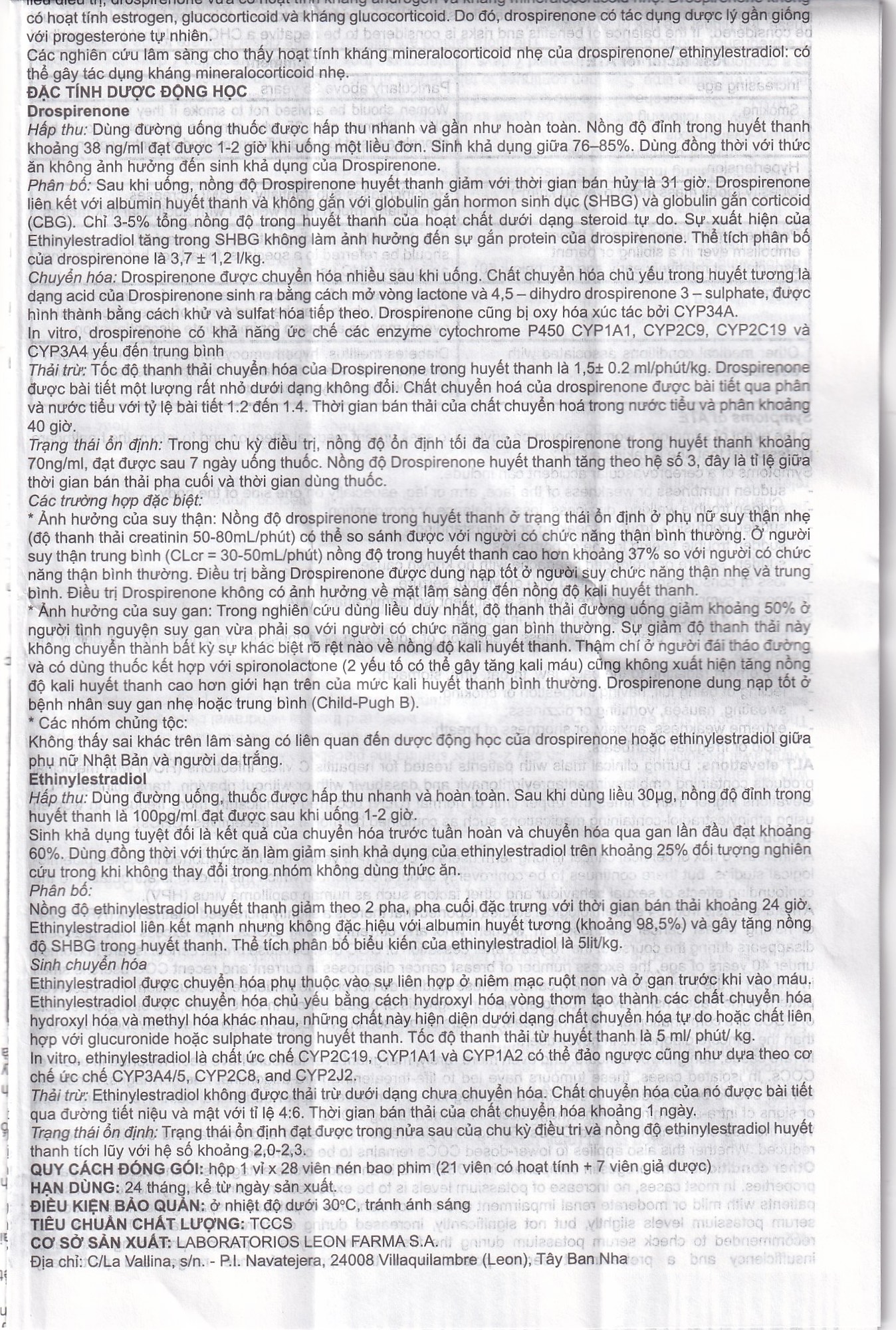 Thuốc Rosepire 3mg/0,02mg Exeltis tím dùng để tránh thai (1 vỉ x 28 viên)