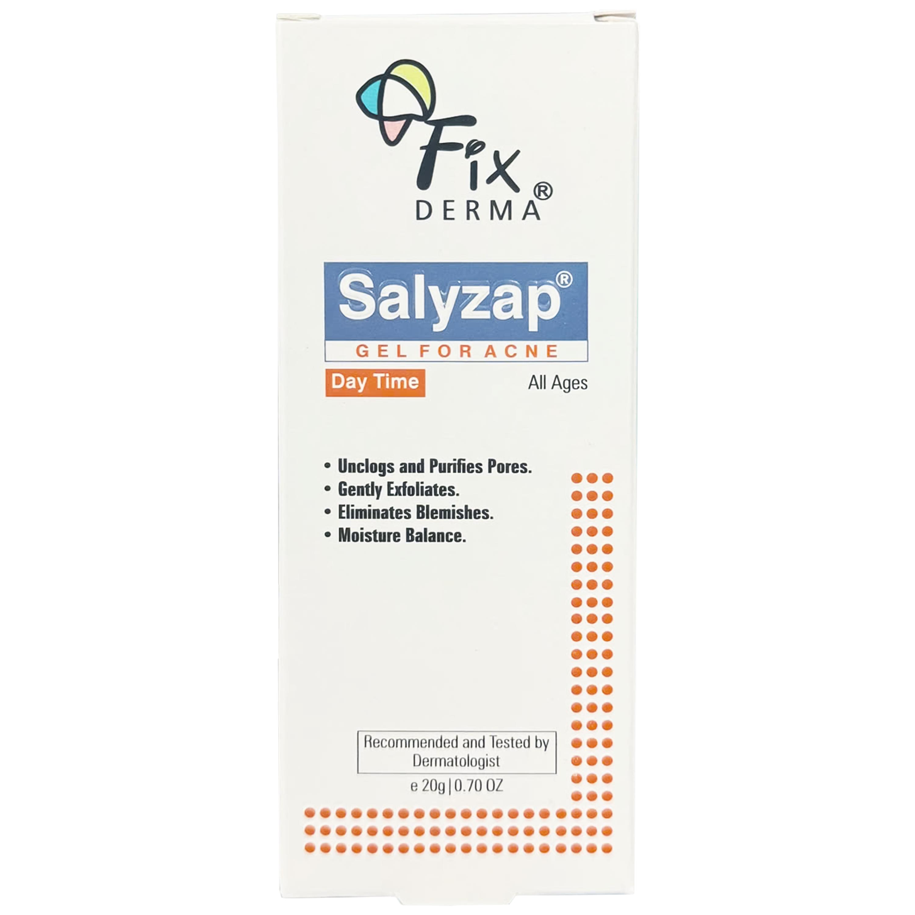 Gel bôi giảm mụn, kháng viêm Fixderma Salyzap (20g)