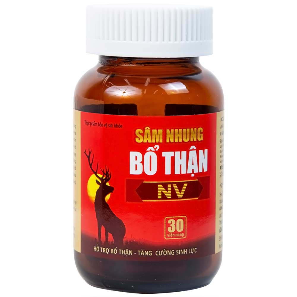 Viên uống hỗ trợ bổ thận, tăng cường sinh lực Sâm Nhung Bổ Thận NV (30 viên)