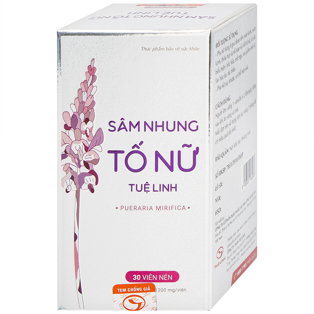 Viên hỗ trợ tăng cường nội tiết tố nữ Sâm Nhung Tố Nữ Tuệ Linh (30 viên)