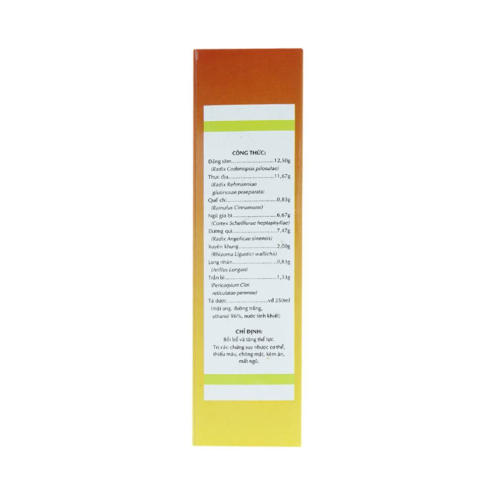 Siro Sâm Qui Đại Bổ OPC bổ dưỡng khí quyết (250ml)