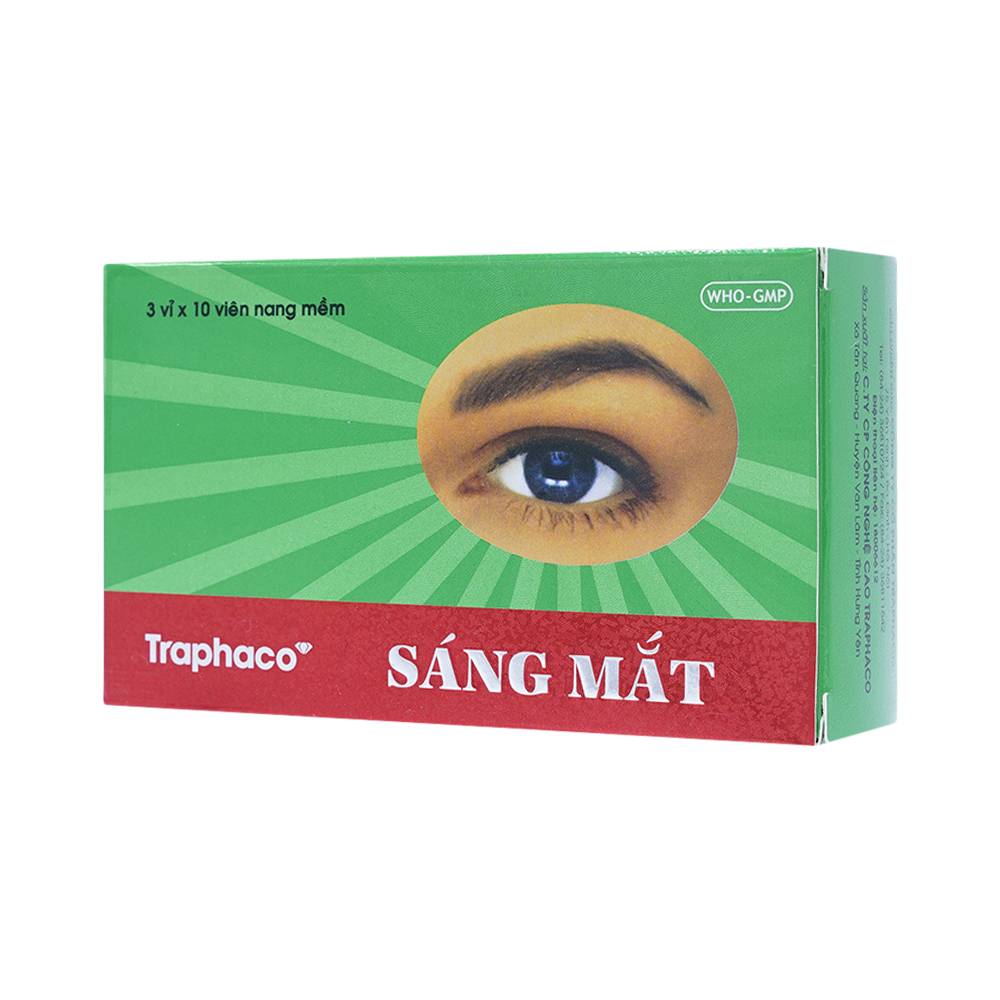 Thuốc Sáng Mắt Traphaco điều trị mờ mắt, nhức mắt (3 vỉ x 10 viên)