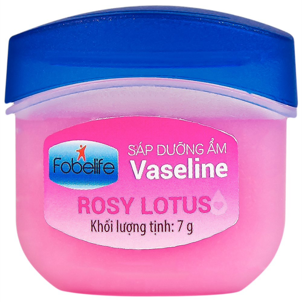 Sáp dưỡng ẩm Vaseline Rosy Lotus Fobelife làm mềm da, chống khô da (7g)