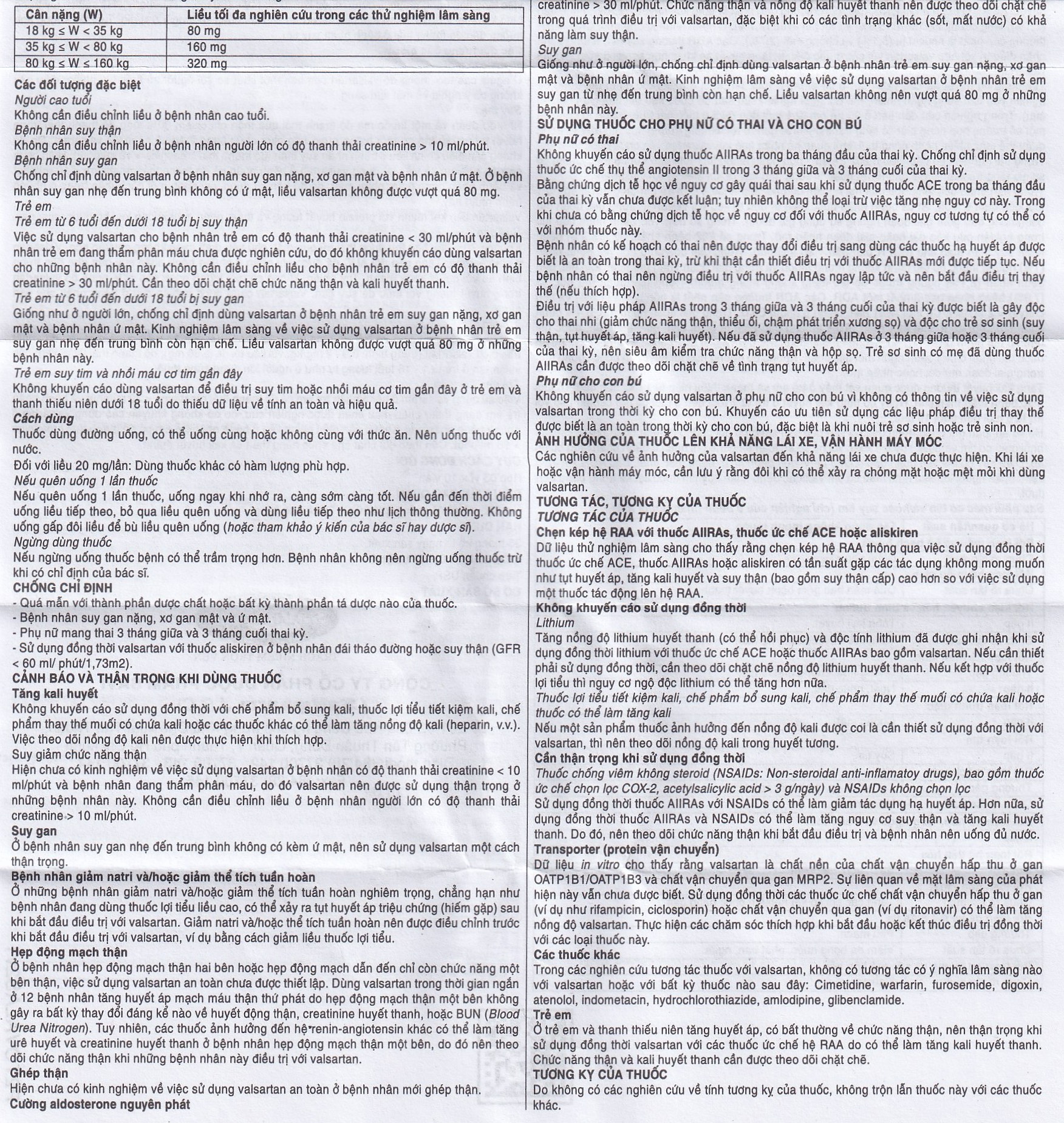 Thuốc SaVi Valsartan 40mg Savipharm điều trị nhồi máu cơ tim, suy tim và tăng huyết áp (3 vỉ x 10 viên)