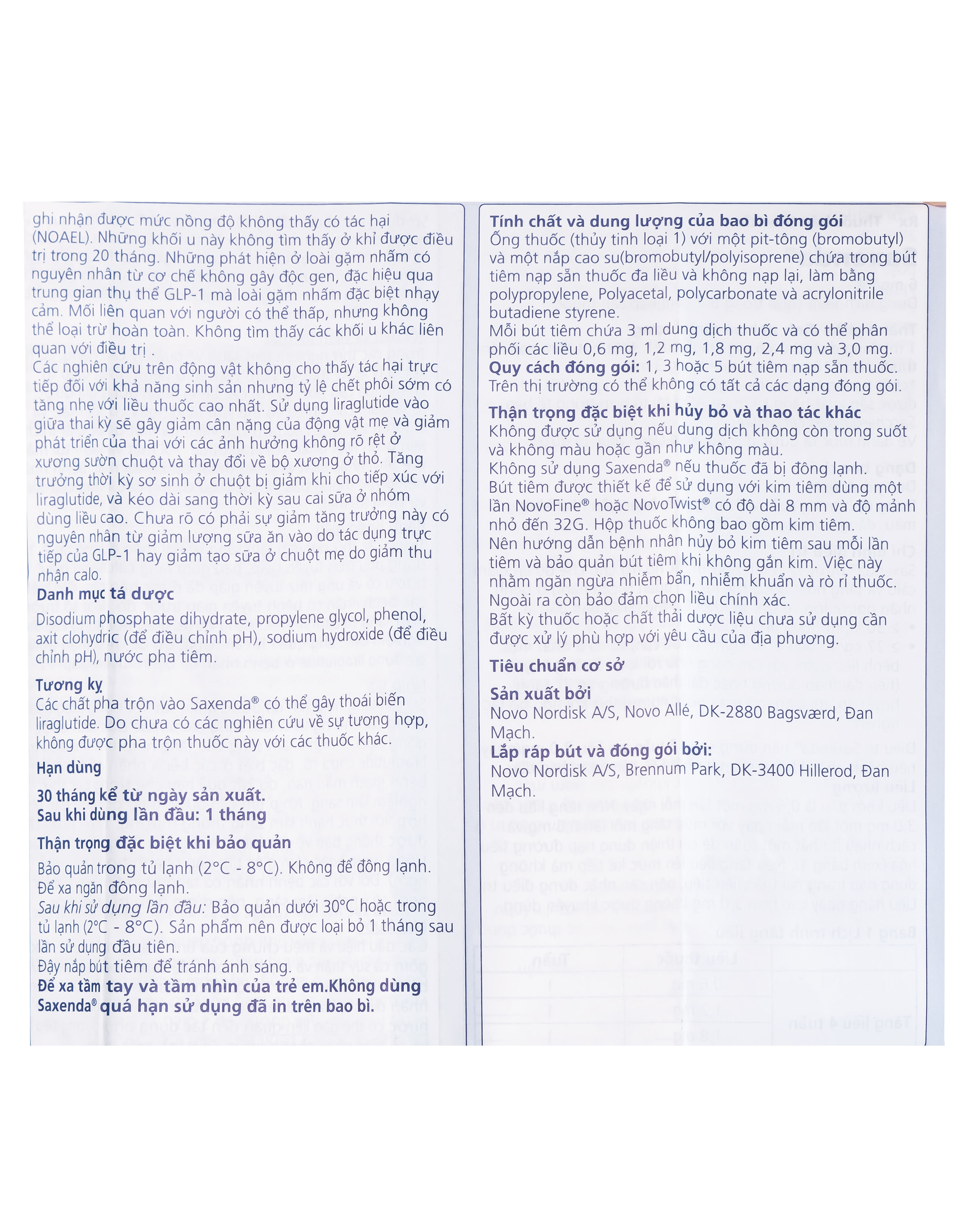 Dung dịch tiêm Saxenda 6mg/ml Novo Nordisk hỗ trợ cho chế độ ăn giảm calo (3 cây)