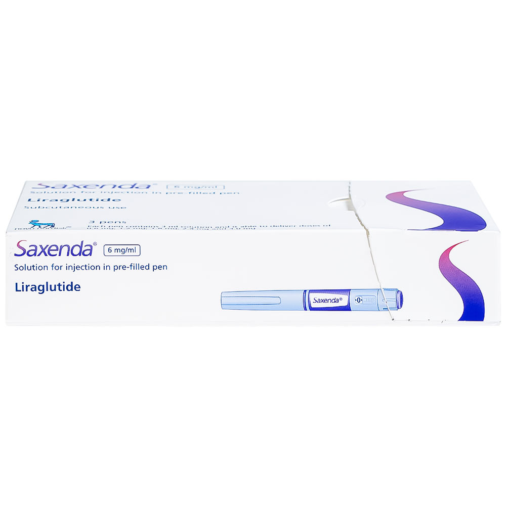 Dung dịch tiêm Saxenda 6mg/ml Novo Nordisk hỗ trợ cho chế độ ăn giảm calo (3 cây)