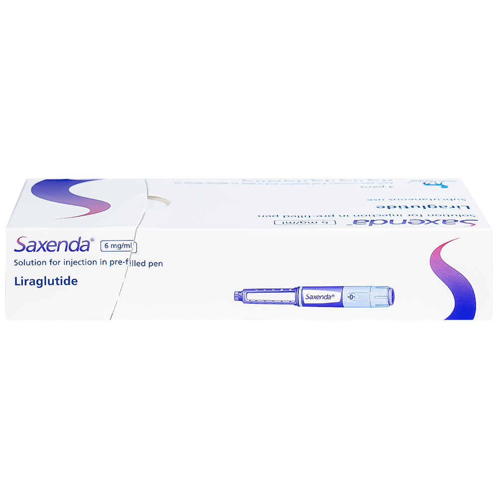Dung dịch tiêm Saxenda 6mg/ml Novo Nordisk hỗ trợ cho chế độ ăn giảm calo (3 cây)