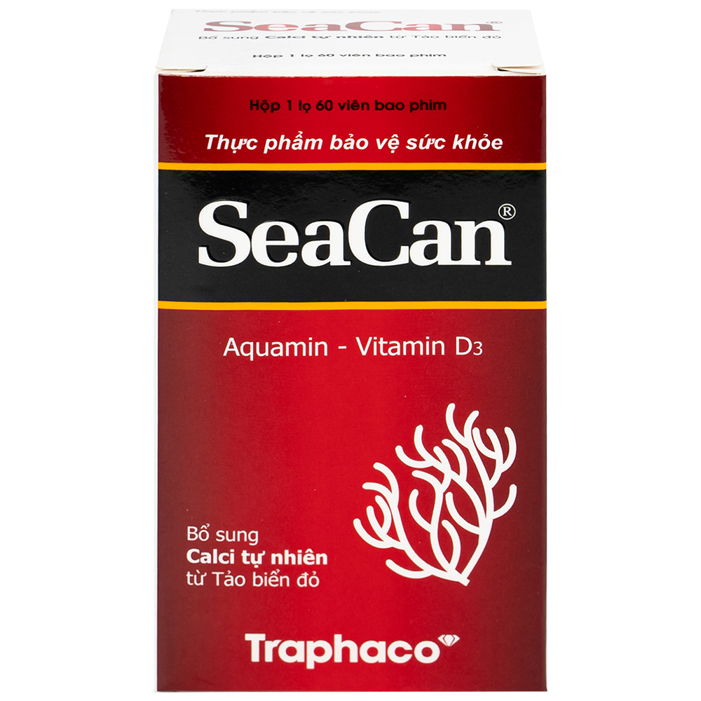 Viên bổ sung Canxi Seacan Traphaco (60 viên)