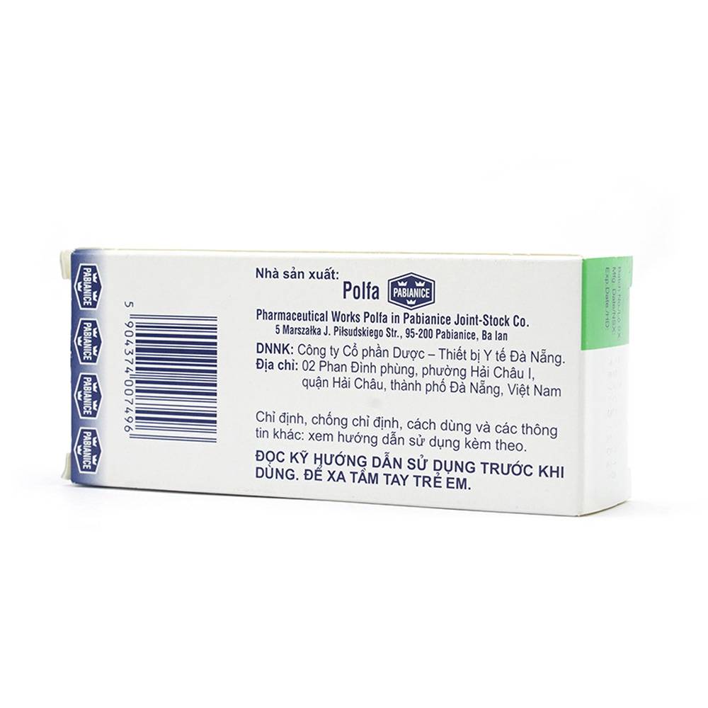 Thuốc Semirad 10mg Polfa Pabiance điều trị các triệu chứng thần kinh và sinh lý (3 vỉ x 10 viên)