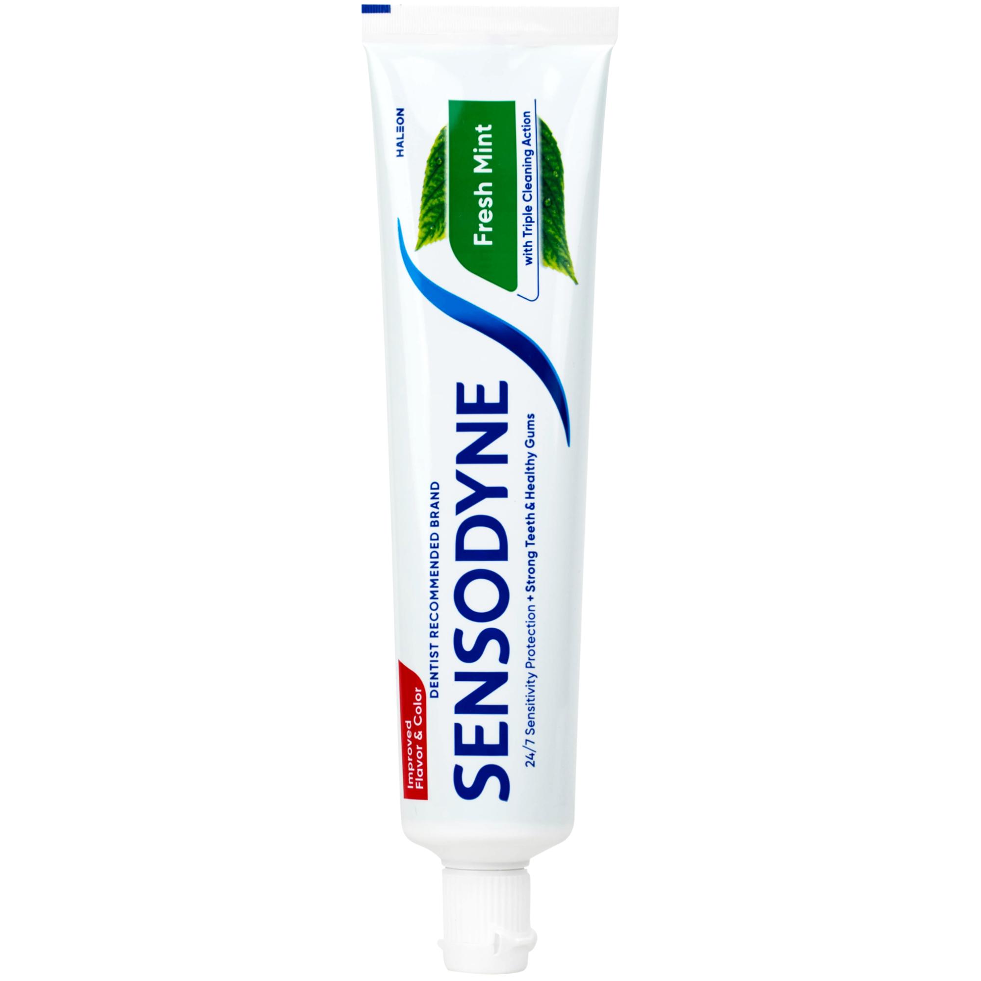 Kem đánh răng Sensodyne Fresh Mint bạc hà the mát, bảo vệ răng ê buốt mỗi ngày (100g)
