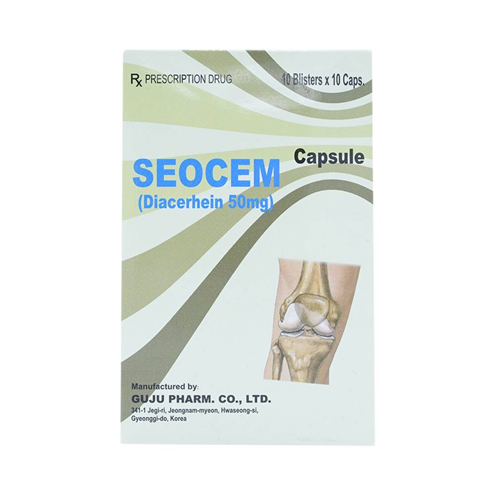 Thuốc Seocem Capsule Guju Pharma điều trị triệu chứng viêm xương khớp (10 vỉ x 10 viên)