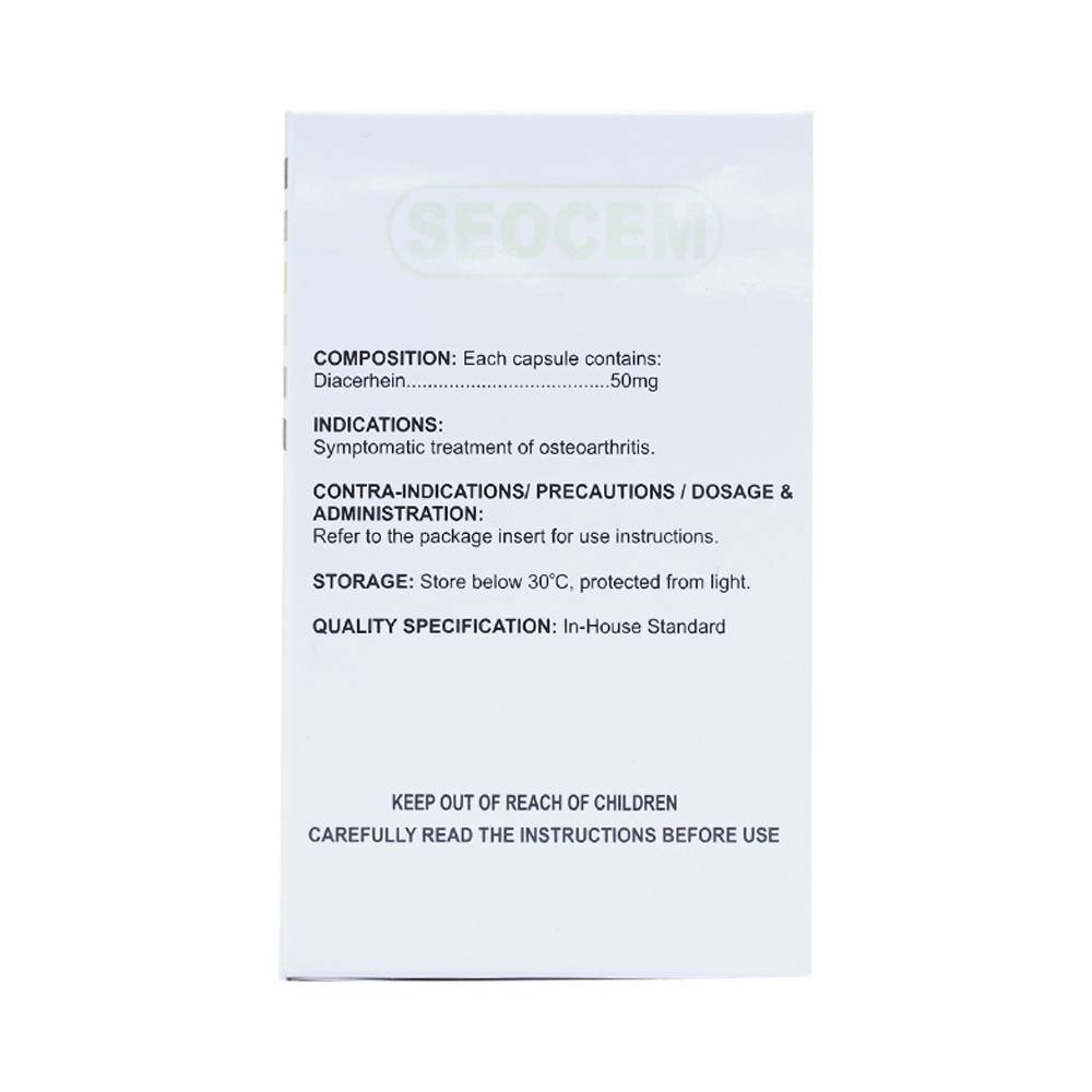 Thuốc Seocem Capsule Guju Pharma điều trị triệu chứng viêm xương khớp (10 vỉ x 10 viên)