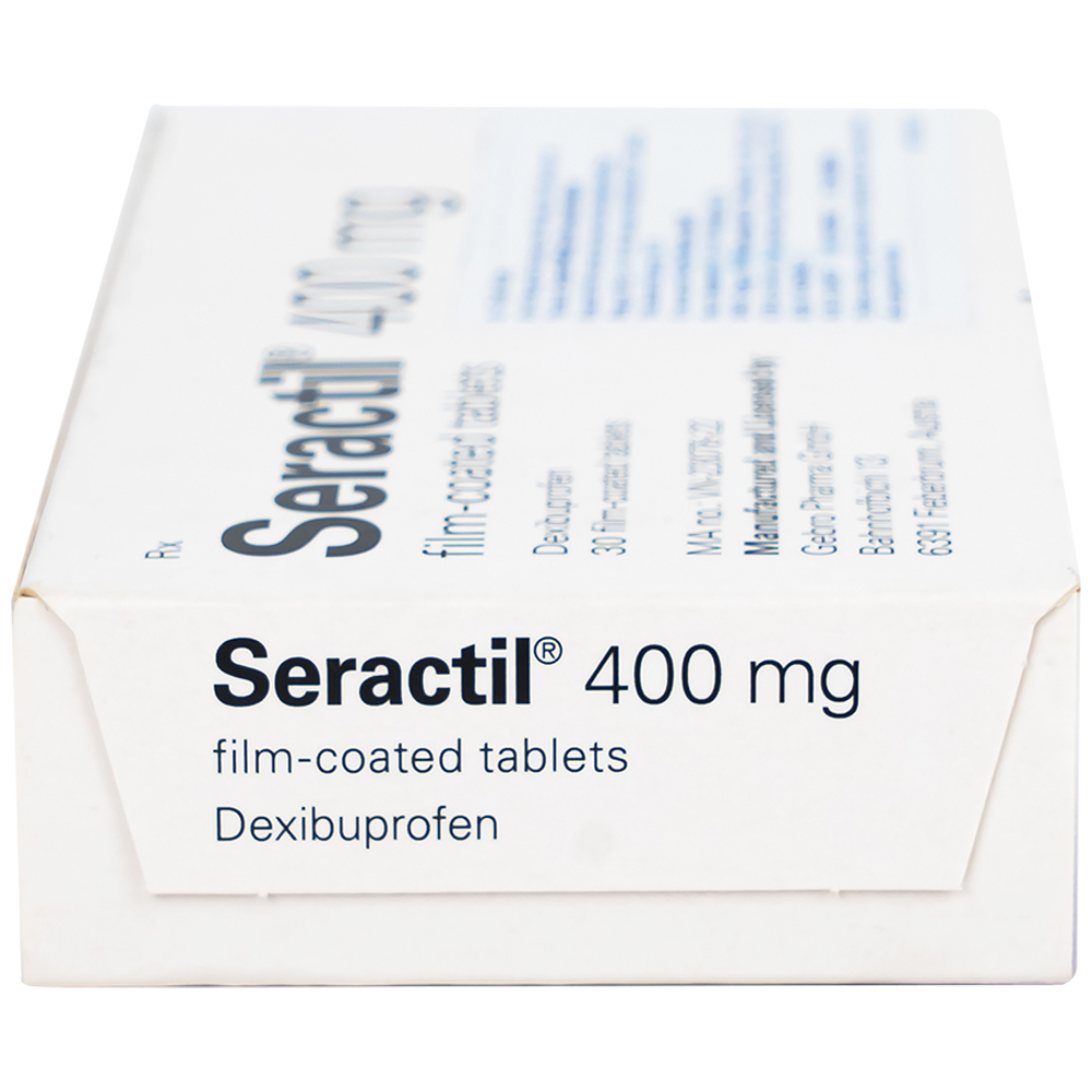 Thuốc Seractil 400mg điều trị viêm xương khớp , đau bụng hành kinh (3 vỉ x 10 viên)