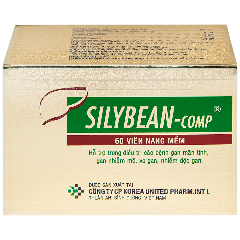 Thuốc Silybean-Comp United hỗ trợ điều trị bệnh gan mãn tính, gan nhiễm mỡ (6 vỉ x 10 viên)