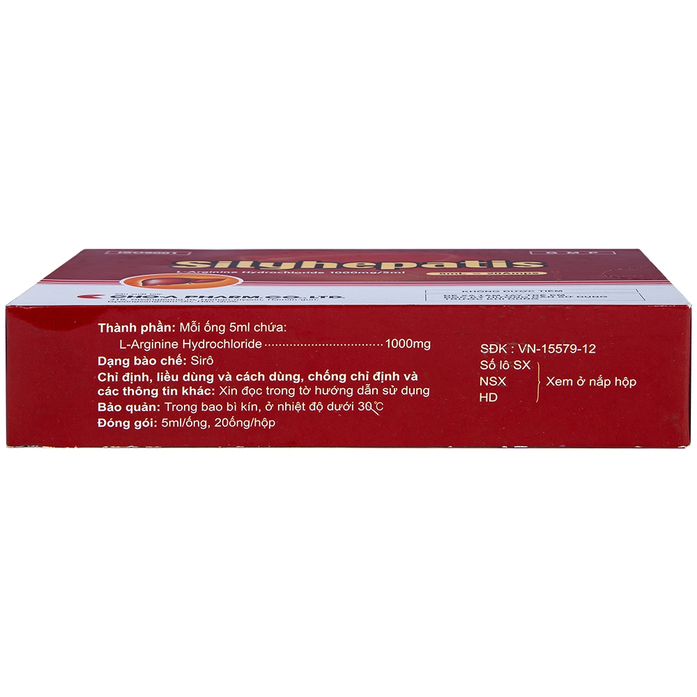 Siro Silyhepatis Cho-A điều trị duy trì tăng amoniac máu (2 vỉ x 10 ống x 5ml)