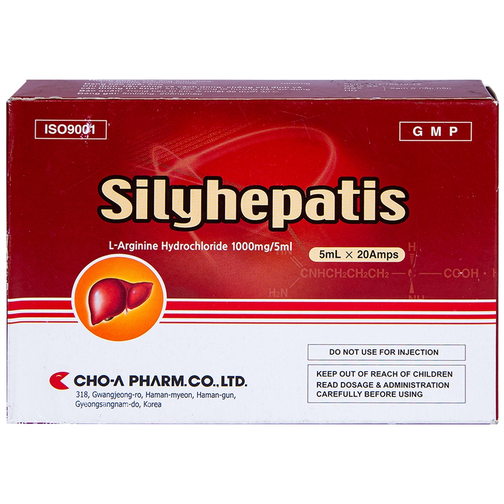 Siro Silyhepatis Cho-A điều trị duy trì tăng amoniac máu (2 vỉ x 10 ống x 5ml)